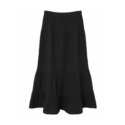 Afbeelding van LMTD Lange Maxirok voor kinderen, Maat: 140, Black