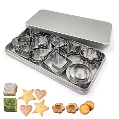 Afbeelding van uitsteekvormen voor koekjes, 30 stuks (geometrie), 2A11 J10C