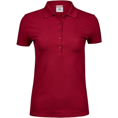 Afbeelding van Ladies Luxury Stretch Polo Red 3XL Tee Jays