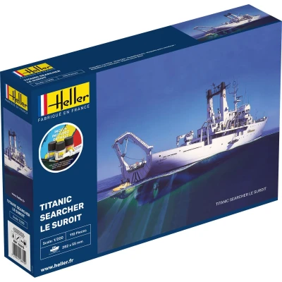 Afbeelding van Heller 1/200 Starter Kit Titanic Searcher Le Suroithel56615 modelbouwsets, hobbybouwspeelgoed voor kinderen, modelverf en accessoires