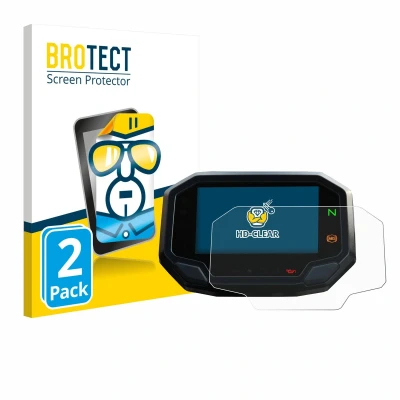 Afbeelding van BROTECT Screenprotector voor Kawasaki Ninja 650 / 1000SX 2020+ Folie Beschermfolie transparant (2 Stuks)