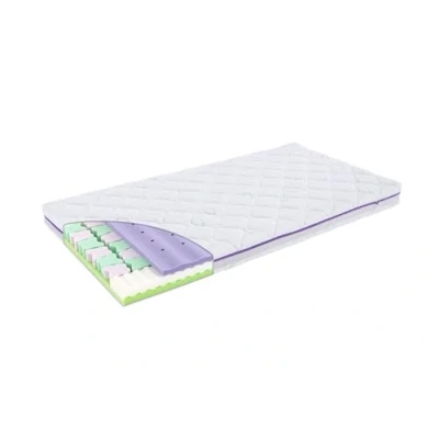 Afbeelding van Droumeland Set matras Butterlfy + 2 hoeslakens Jersey wit 70 x 140 cm