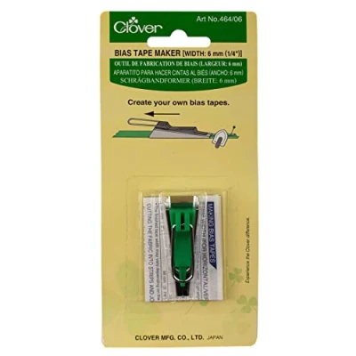 Afbeelding van clover Bias Tape Maker Breedte: 6mm, Groen