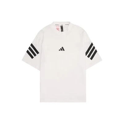 Afbeelding van adidas Performance Future Icons 3 Stripes Junior Unisex Tshirt print voor kinderen, Maat: 128, White/black