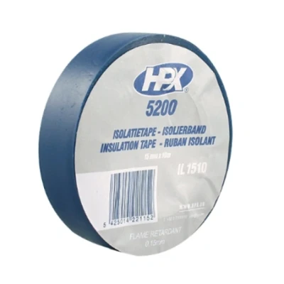 Afbeelding van Isolatietape pvc 5200 blauw 15mm x 10 meter