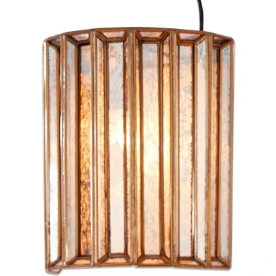 Afbeelding van LOBERON Wandlamp Immogen antiekgoudkleurig