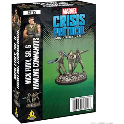 Afbeelding van Atomic Mass Games Marvel Crisis Protocol Nick Fury Sr &amp; The Howling Commandos Engels miniatuurspel