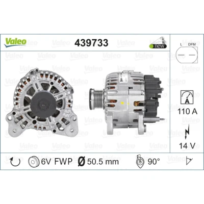 Afbeelding van Dynamo / Alternator VALEO 439733