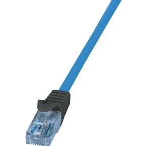 Afbeelding van LogiLink CPP001 netwerkkabel Blauw 1 m Cat6a U/UTP (UTP)