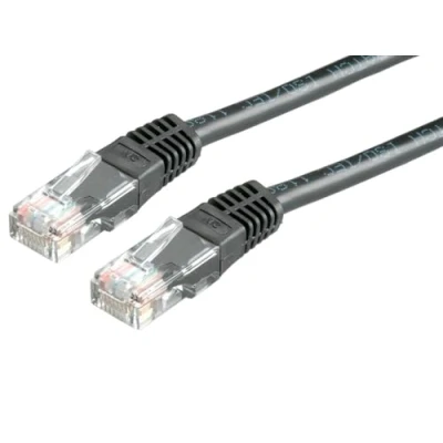 Afbeelding van VALUE Patchkabel Cat.6 UTP (Class E), zwart, 1,5 m