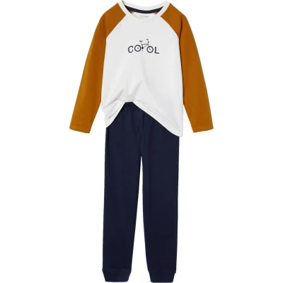 Afbeelding van Vertbaudet Set van 2 &quot;coole&quot; pyjamabroeken voor jongens