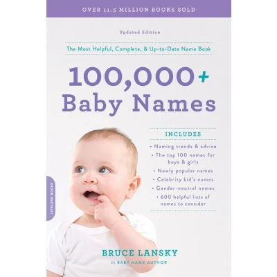 Afbeelding van 100,000+ Baby Names: The Most Helpful, Complete, &amp; Up to Date Name Book: and Book