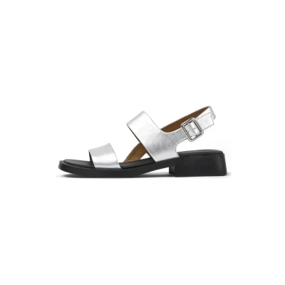 Afbeelding van Camper dana Sandalen Rebound silver dana, Dames, Maat: 37, Leer