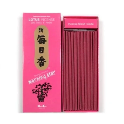 Afbeelding van Nippon Kodo wierookstokjes Morning Star Lotus 200