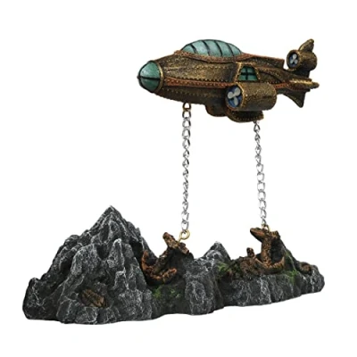 Afbeelding van Aqua Della Steampunk Drijvende Onderzeeër Aquarium Ornament 20x9.7x16 cm