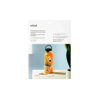 Afbeelding van Cricut Sticker Set Waterproof A4 Folieset Snijbreedte 29.7 cm Wit