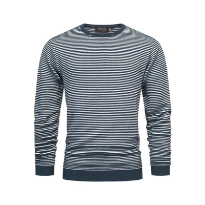 Afbeelding van Indicode Jeans Manfred Trui, Heren, Maat: Small, Navy