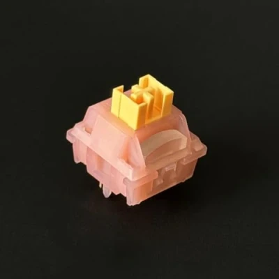 Afbeelding van Outemu Honey Peach/Lime Switch V3, 5pin Voorgesmeerde Stille Lineaire/Tactiele Schakelaar Voor Mechanisch Toetsenbord (Color : Linear Peach, Size 90PCS)