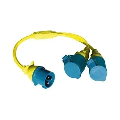 Afbeelding van Splitter Cord 16A/250V CEE/2 x CEE