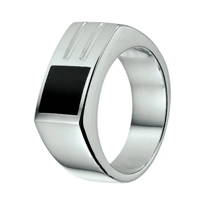 Afbeelding van Zilveren Ring onyx 1015217 20.50 mm