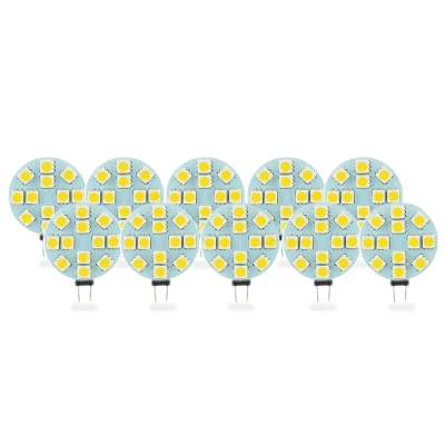 Afbeelding van G4 LED Lamp 2,5W Warm Wit Plat Dimbaar 10 Pack
