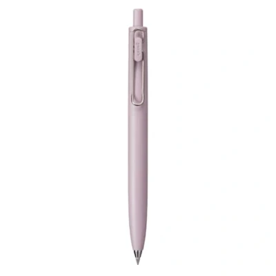 Afbeelding van Uni One F Gel Pen 0,38 mm Black Ink (Faded Pink)