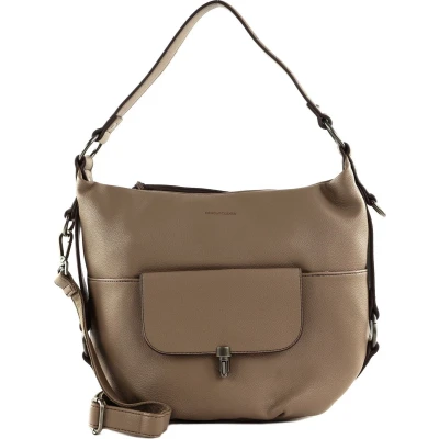 Afbeelding van FREDsBRUDER Schoudertas Bestie Hobo Bag Dark Taupe