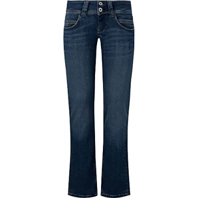 Afbeelding van Pepe Jeans Dames Spijkerbroek Venus, Blauw (Denim vw3), 24W / 32L