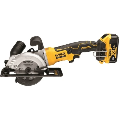 Afbeelding van DeWalt DCS571P2 Accu Cirkelzaag 18V XR 115 mm Brushless 2x 5,0 Ah In TSTAK koffer QW