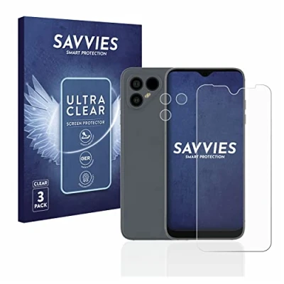 Afbeelding van Savvies Screenprotector voor Fairphone 4 (Voor+Camera) Folie Beschermfolie transparant (6 Stuks)