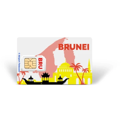 Afbeelding van Simkaart Brunei 6GB Data Prepaid Met Snel 4G/5G Internet En Bellen Op Reis In Azië Airport Telecom