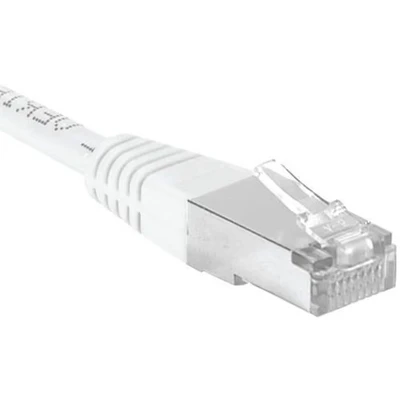 Afbeelding van Netwerkkabel DEXLAN RJ45 CAT 6A F/UTP wit 0.3 M