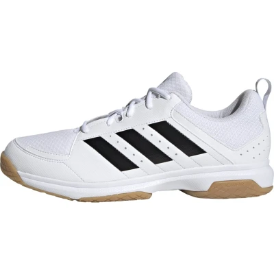 Afbeelding van adidas Performance Ligra 7 M Volleybalschoenen, Heren, Maat: 42 2/3, Footwear white/core black Textiel/ synthetisch