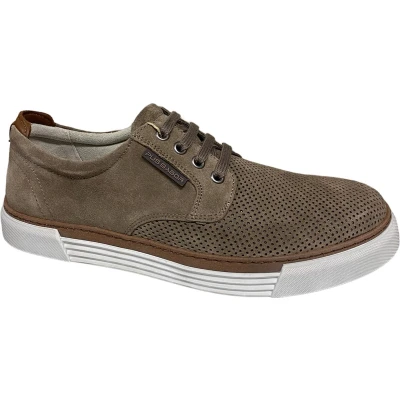 Afbeelding van Pius Gabor Sneakers laag, Heren, Maat: 43.5, Brown Leer