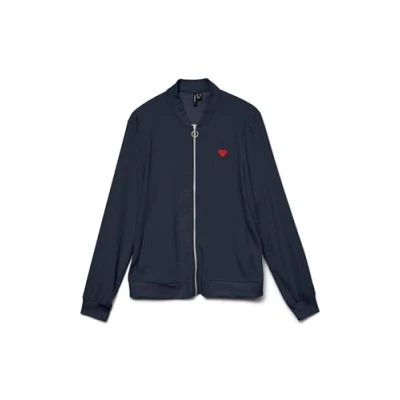 Afbeelding van VERO MODA Dames Vmcoco L/S Bomber AOP Ga WVN Noos, navy blazer, S, S