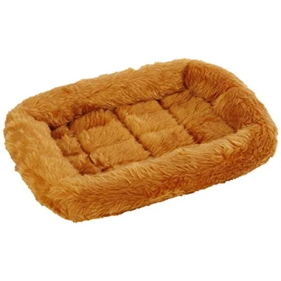 Afbeelding van MidWest Homes for Pets Bolster hondenbed 45,72 cm lang of kattenbed met comfortabele vulling, ideaal voor hondenrassen kaneel, model 40218 CN