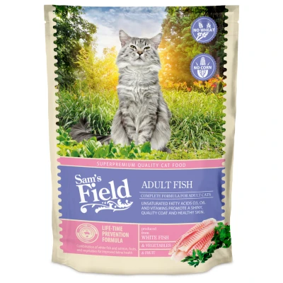 Afbeelding van Sam&#039;s Field Cat Adult Vis Kattenvoer 400 g