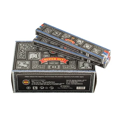 Afbeelding van Pamai Pai® 180 g Nag Champa Super Hit Basisprijs: 6,66 / 100 zwarte wierookstokjes wierook