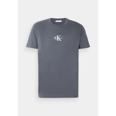 Afbeelding van Calvin Klein Jeans Monologo TEE Tshirt basic, Heren, Maat: XXS, Ebony