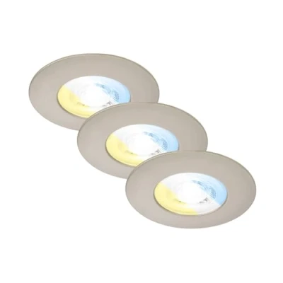 Afbeelding van Briloner Leuchten KULANA SELECT inbouwarmaturen CTS kleurwisseling mat nikkel 2700,4000,6500 Kelvin 580 lm