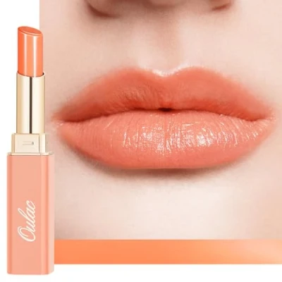 Afbeelding van Oulac Juicy Melon 2 in 1 lippenstift en lippenbalsem, sappige glanzende lippenverzorging, gladde gehydrateerde lippen, afwerking voor droge, gebarsten veganistisch (21)
