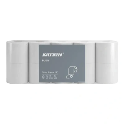 Afbeelding van Toiletpapier Katrin Plus 4 laags 180vel 70rollen