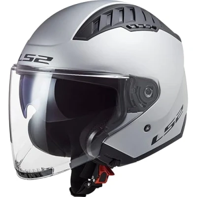 Afbeelding van LS2 OF600 Copter II Jet Helm, zilver, afmeting M voor man