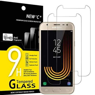 Afbeelding van NEW&#039;C 2 Stuks, Screen Protector voor Samsung Galaxy J5 2017, Gehard Glass Schermbeschermer Film 0.33 mm ultra transparant, resistent