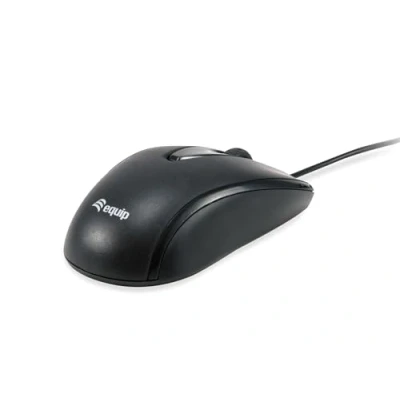 Afbeelding van Equip 245116 USB C compacte muis 1,5 meter zwart