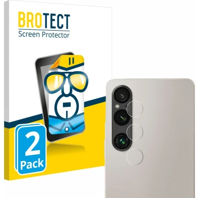 Afbeelding van BROTECT Screenprotector voor Sony Xperia 1 V (ALLEEN Camera Lens) Folie Beschermfolie transparant (2 Stuks)