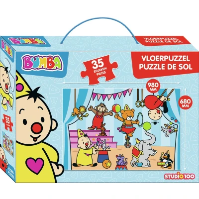 Afbeelding van Studio 100 vloerpuzzel Bumba junior karton blauw 35 stukjes