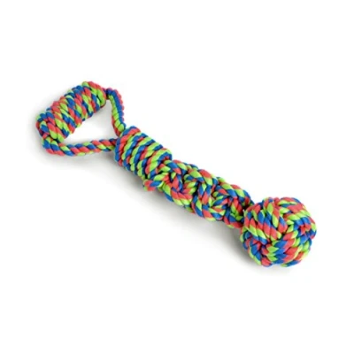 Afbeelding van Toyz door Petface Rope Ball Tugger hond speelgoed