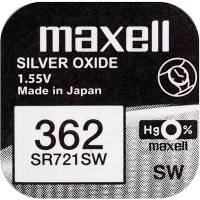Afbeelding van SR721SW Horloge batterij 362 Maxell