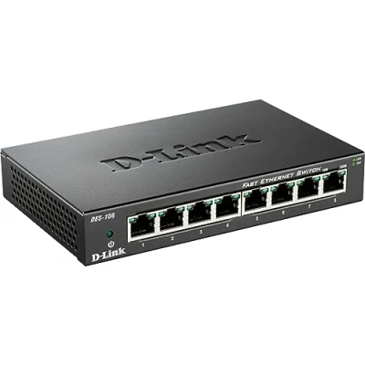 Afbeelding van D Link DES 108 Zwart (DES 108/E)
